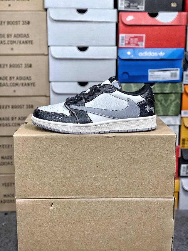 Welfare Special Price #Company-level customized Air Jordan 1 Low custom color ma