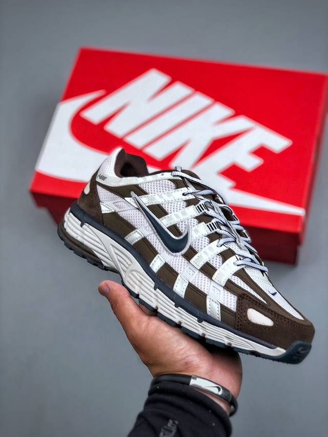 Nike p-6000 prm retro casual sports dad shoes# layered clear line design to get