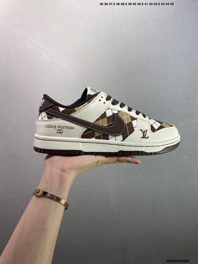 Corporate-level Nike Dunk Low Retro 'Diy high-end customization' Nike low-top c