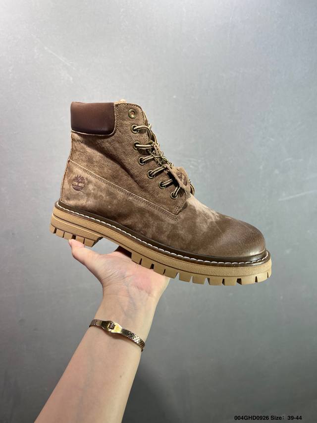 Company-level Timberland outdoor mid-cut casual yellow boots seriesGuangdong fa