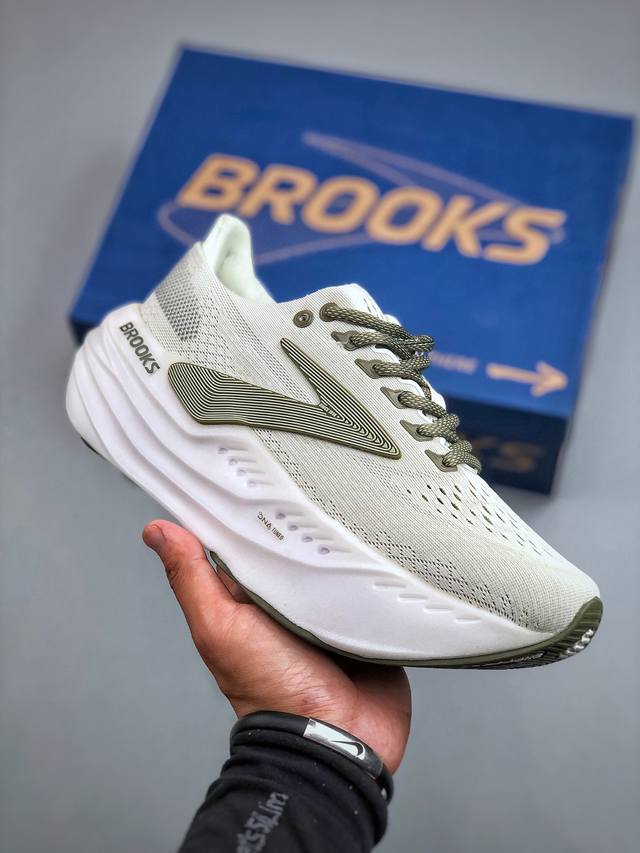 Brooks Glycerin Max Thick-Sole Marathon Cushioning Running ShoesThis shoe featur