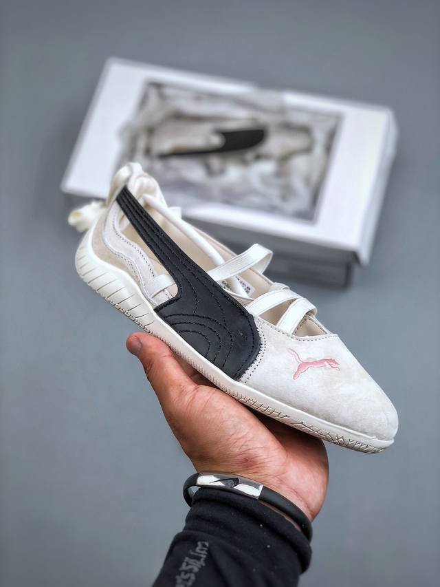 Rose X Puma Speedcat Comfortable and Versatile Ballet Strap Hollow Design Sweet