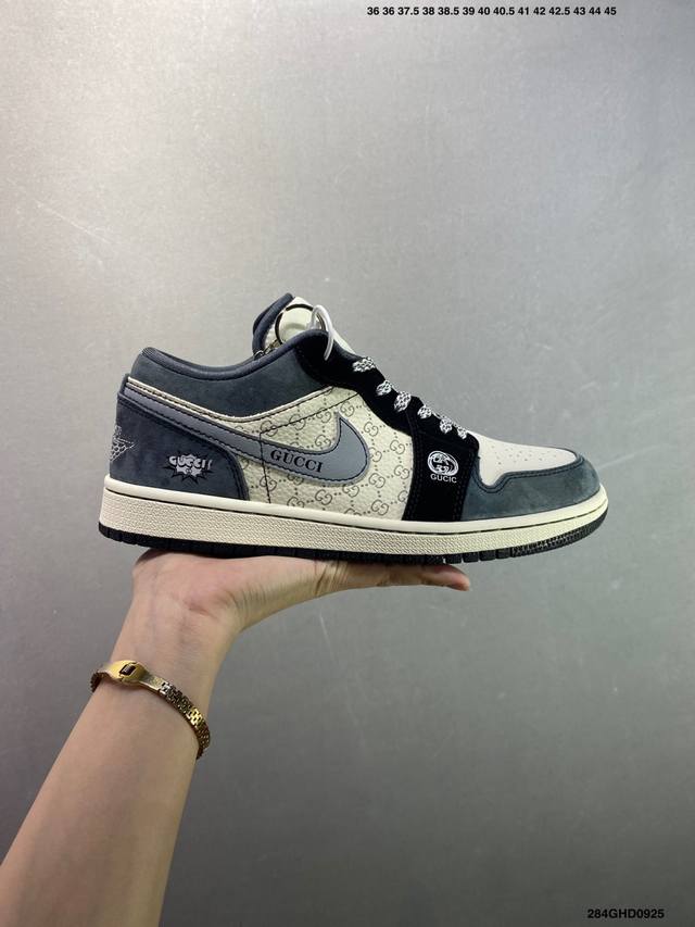 Company-level Nike Air Jordan 1 Low custom color joint Custom Aj joint - high-en
