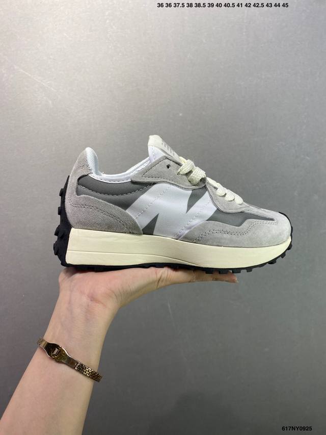 New Balance Nb327 Series Leather Retro Casual Sports Jogging Shoes Ws327Ra The