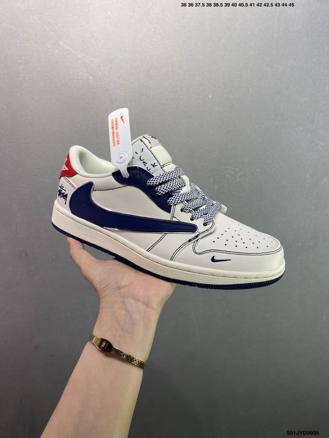 Company-level Nike Air Jordan 1 Low custom color joint Custom Aj joint-high-end