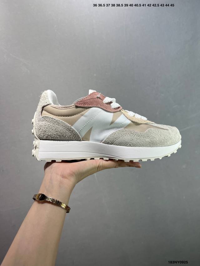 New Balance Nb327 Series Leather Retro Casual Running Shoes Ws327Ra The all-new