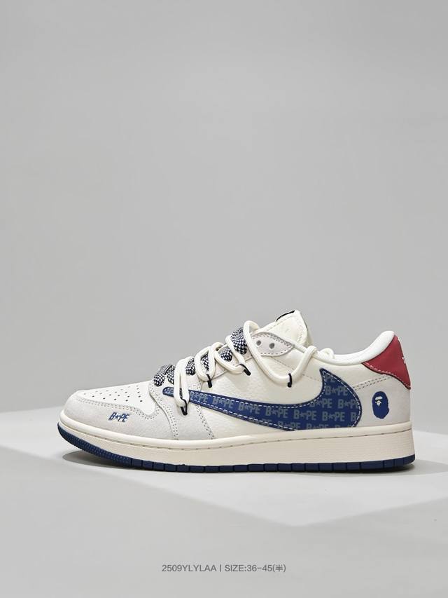 Welfare Special Price Jordan Fragment X Ts X Air Jordan 1 Low X Ape Head Decons
