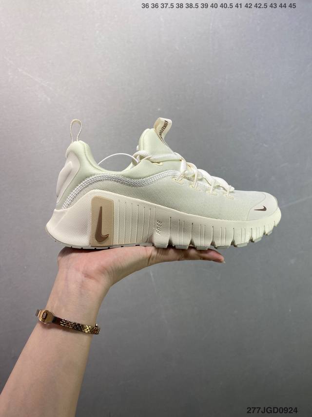 Corporate-level Nike Free Metcon 6 Nike mesh round toe lace-up shock-absorbing