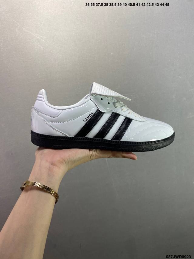Corporate-level Adidas Originals Samba Lt W patent leather Adidas Samba series g