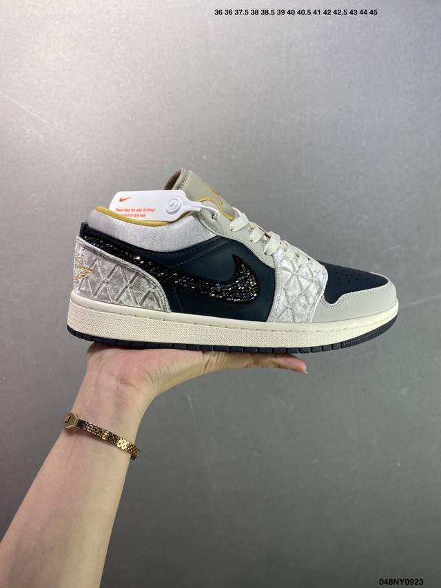 Nike Air Jordan 1 Low Aj1 Joe 1 low-top casual sneakers synchronized with the of