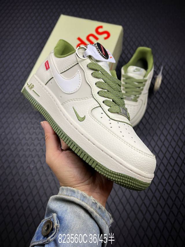 C Limited edition overseas sale! Corporate-grade Nike Air Force 1 '07 Low "Supre