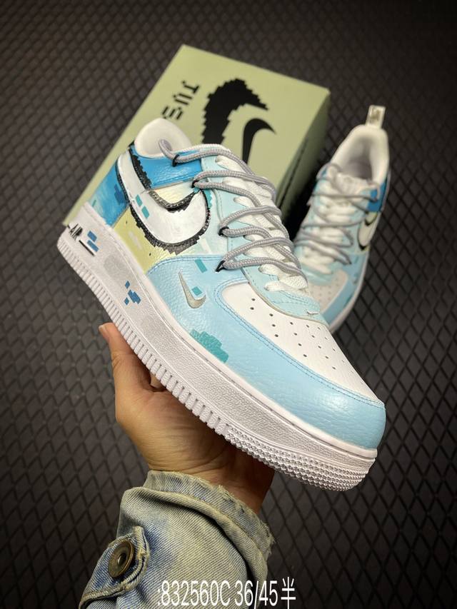 C Company-level Nike Air Force1 07 Low Customized Air Force #Original last and o