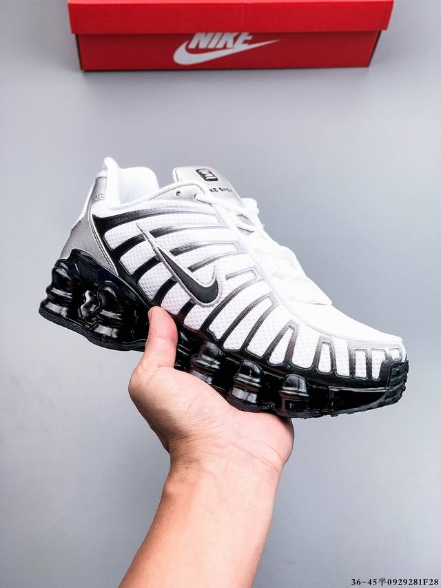 Company level! Nike Shox TL cushioning breathable sports casual running shoes 0