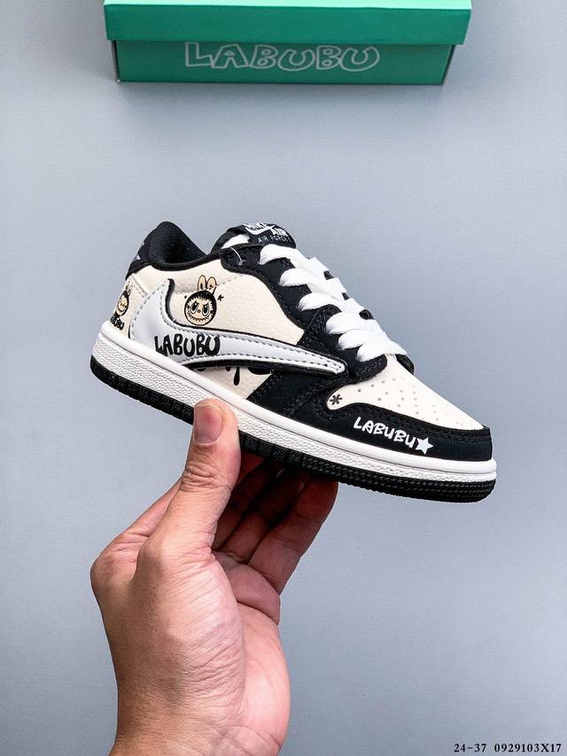 Nike Air Jordan Low 1 Joe 1 low-top inverted hook Labu co-branded versatile cas