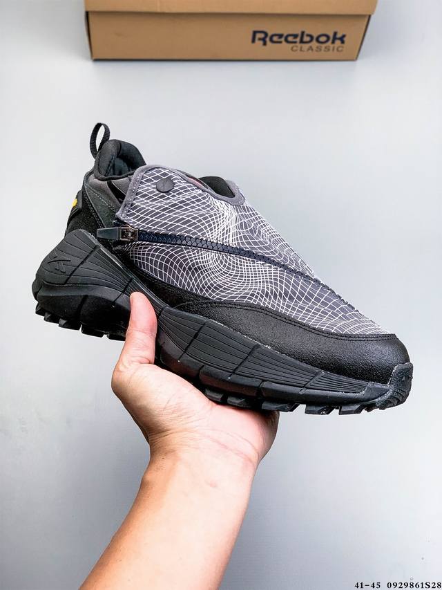 Company-level! Reebok Zig Kinetica Edge 2.5 casual sports mesh suede rubber TPU