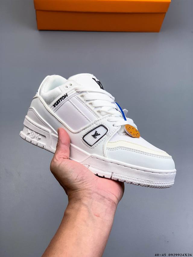 Louis Vuitton LV Louis Vuitton sneakers are a favorite among celebrities, with t