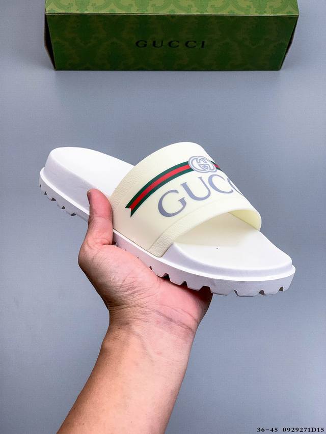 Gucci printed slippers, 5D printed, original packaging! Top-quality couple's sty