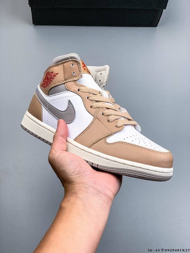 Top layer genuine label! Nike Air Jordan 1 Mid Aj1 Jordan generation mid-top cl