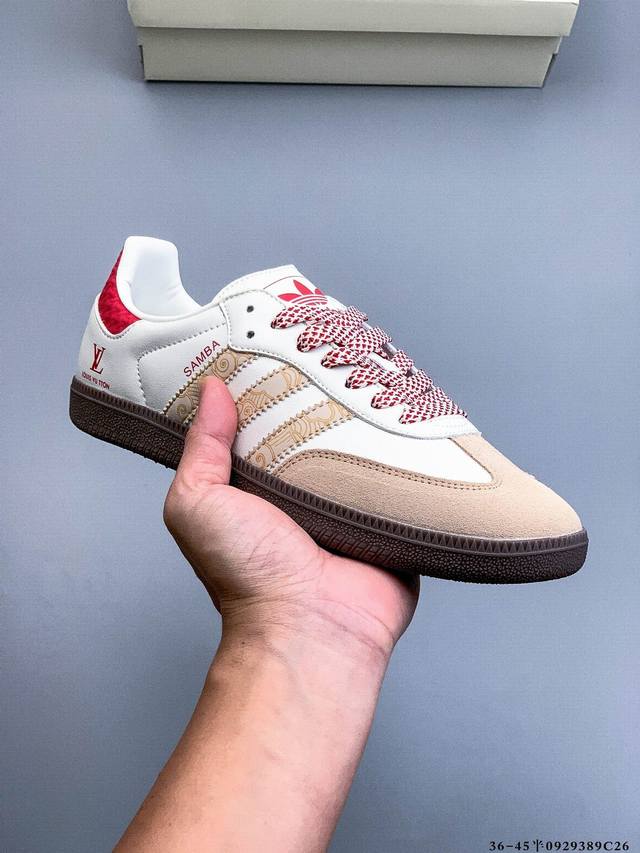 Adidas Originals Samba non-slip and wear-resistant low-top sneakers for both men
