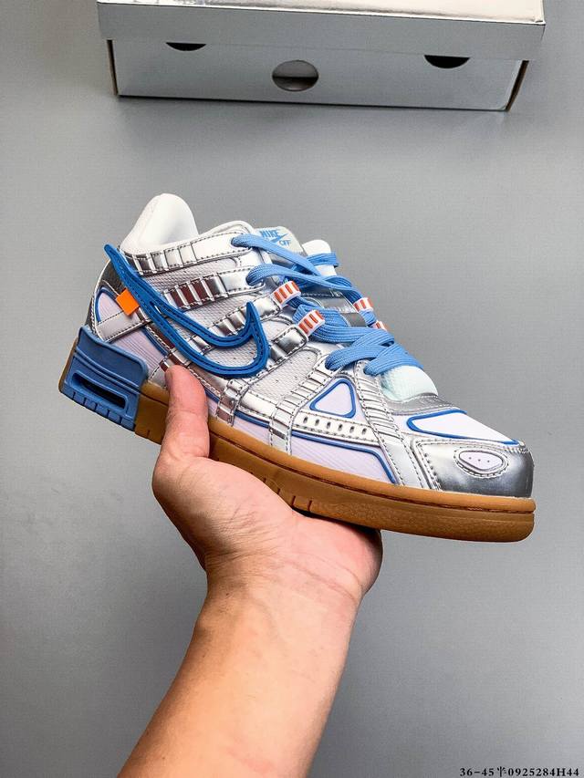 Company-level! Off-White x Nike Air Rubber Dunk 2.0 rubber dunk series Nike lea