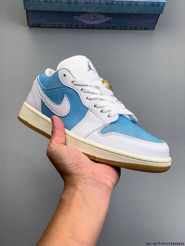 Company-level top-tier! Nike Air Jordan 1 Low Aj1 Joe 1 low-top trendy sports c