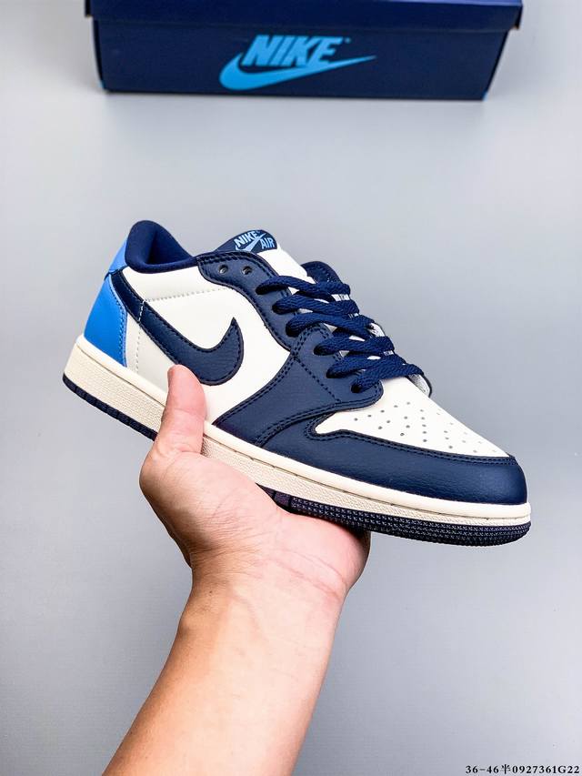 Company Level! Nike Air Jordan Low 1 Joe 1 low-top classic casual shoes 0927361