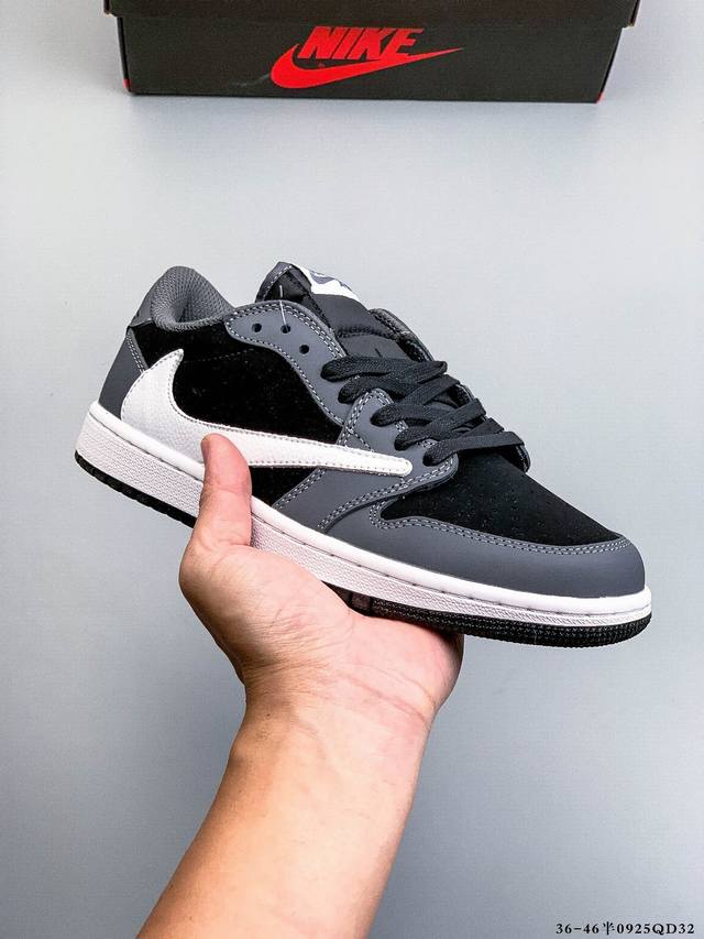 Company-level top-tier sneakers! Nike Air Jordan 1 Low Aj1 Joe 1 inverted hook