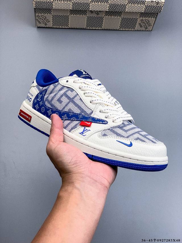 Nike Air Jordan 1 Low Aj1 Qiao 1 low-top trendy leisure sports sneakers. Aj1 low