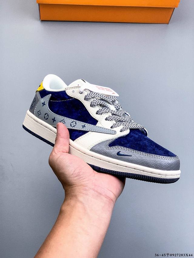 Nike Air Jordan 1 Low Aj1 Qiao 1 low-top trendy leisure sports sneakers. Aj1 low