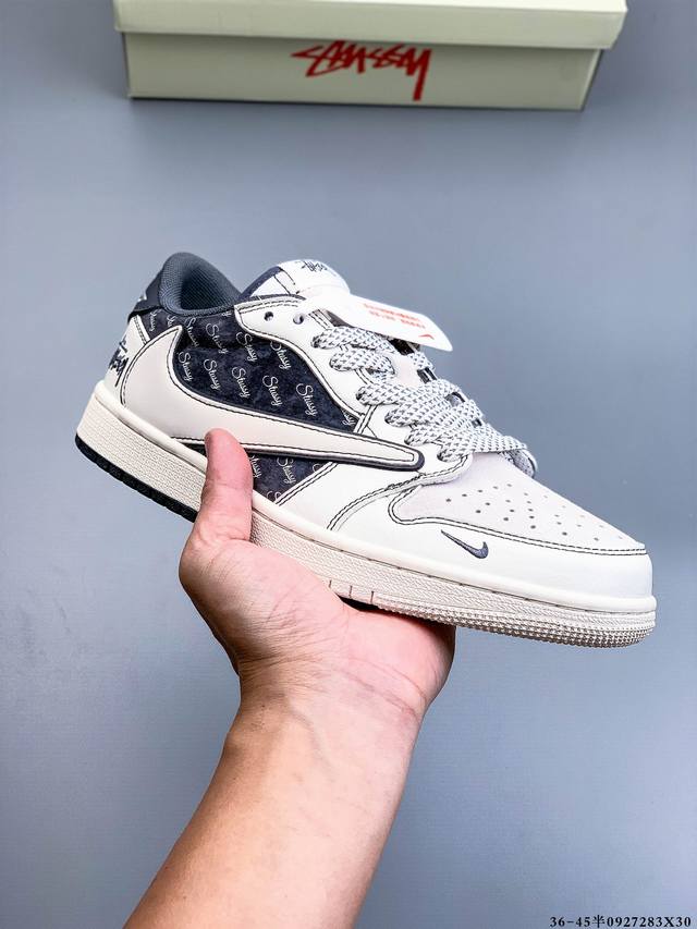 Nike Air Jordan 1 Low Aj1 Qiao 1 low-top trendy leisure sports sneakers. Aj1 low