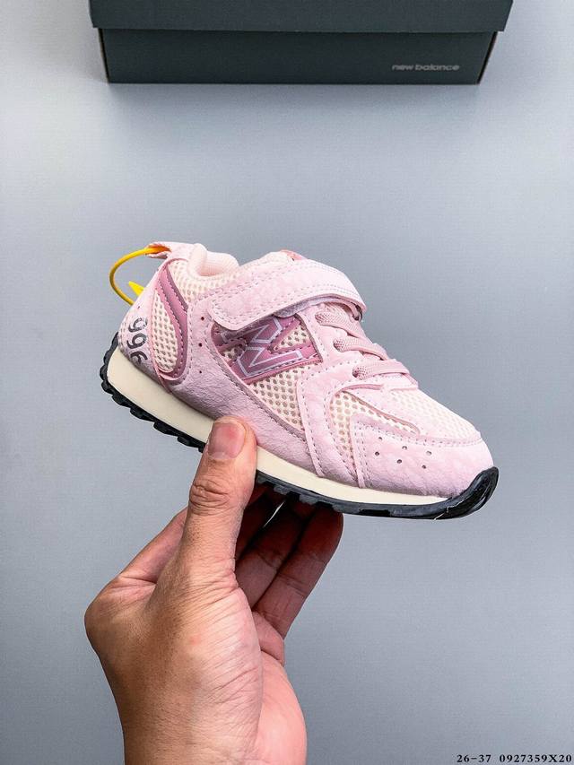 New Balance Nb996 Velcro large mesh breathable versatile casual children's shoes