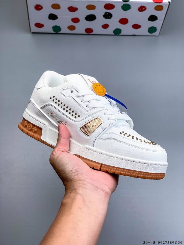 Louis Vuitton LV Louis Vuitton sneakers are a favorite among celebrities, with t