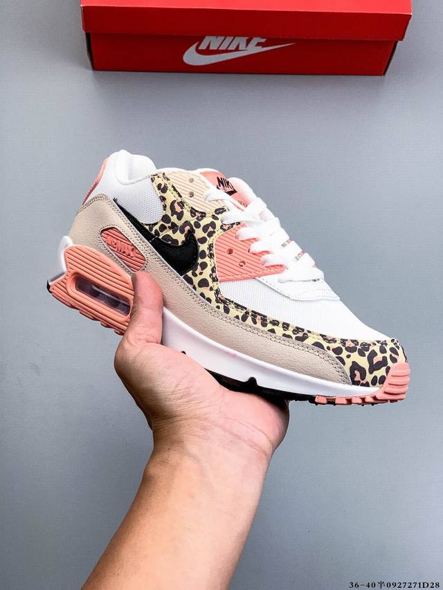 Company level! Nike Wmns Nike Air Max 90 Oreo Half Palm Air Cushion Full Leathe