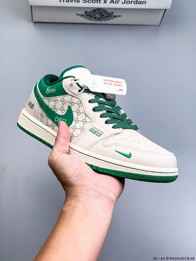 Nike Air Jordan 1 Low Aj1 Qiao 1 low-top trendy leisure sports sneakers. Aj1 low