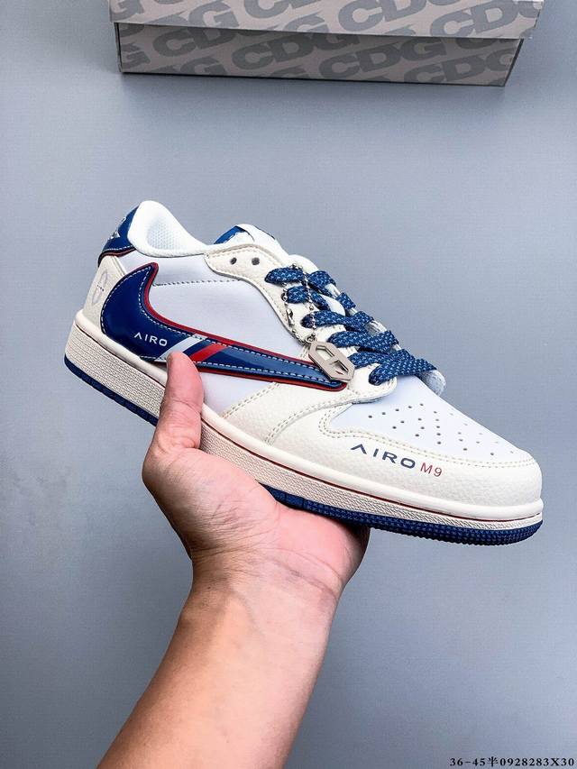 Nike Air Jordan 1 Low Aj1 Qiao 1 low-top trendy leisure sports sneakers. Aj1 low