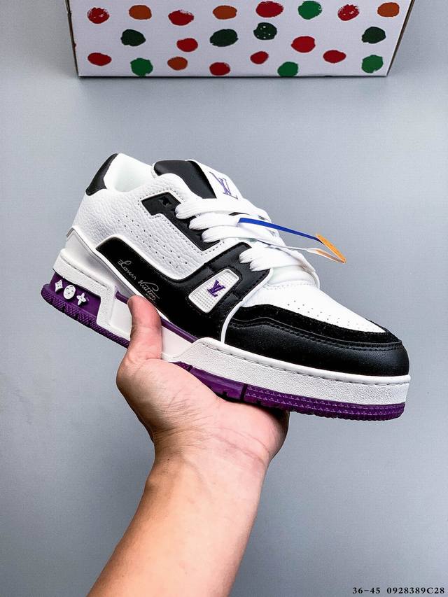 Louis Vuitton LV Louis Vuitton sneakers are a favorite among celebrities, with t