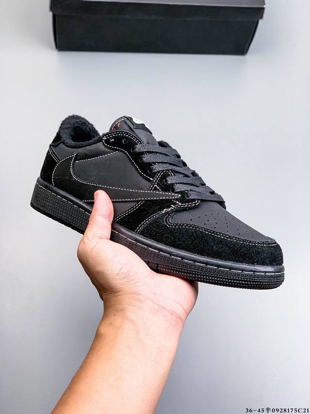Authentic half size! Nike Air Jordan Low 1 Joe 1 low-top inverted hook classic
