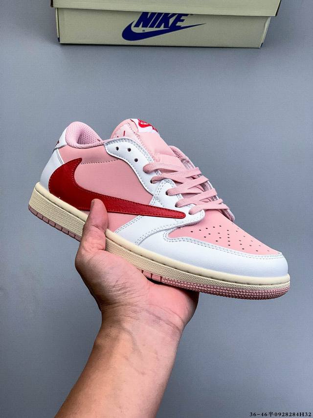 Nike Air Jordan 1 Low Aj1 Qiao 1 low-top trendy leisure sports sneakers. Aj1 low
