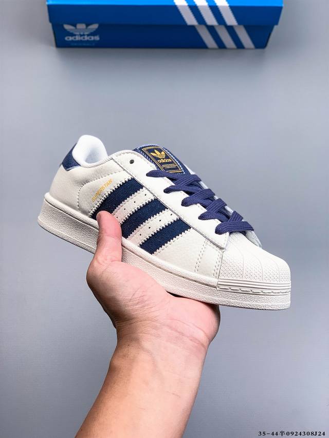 Company level! Adidas Superstar shell head classic versatile casual sneakers 09