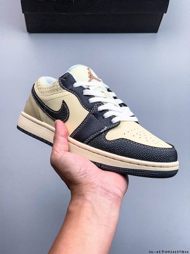 Nike Air Jordan Low 1 Joe 1 low-top classic casual sneakers 0924157B16