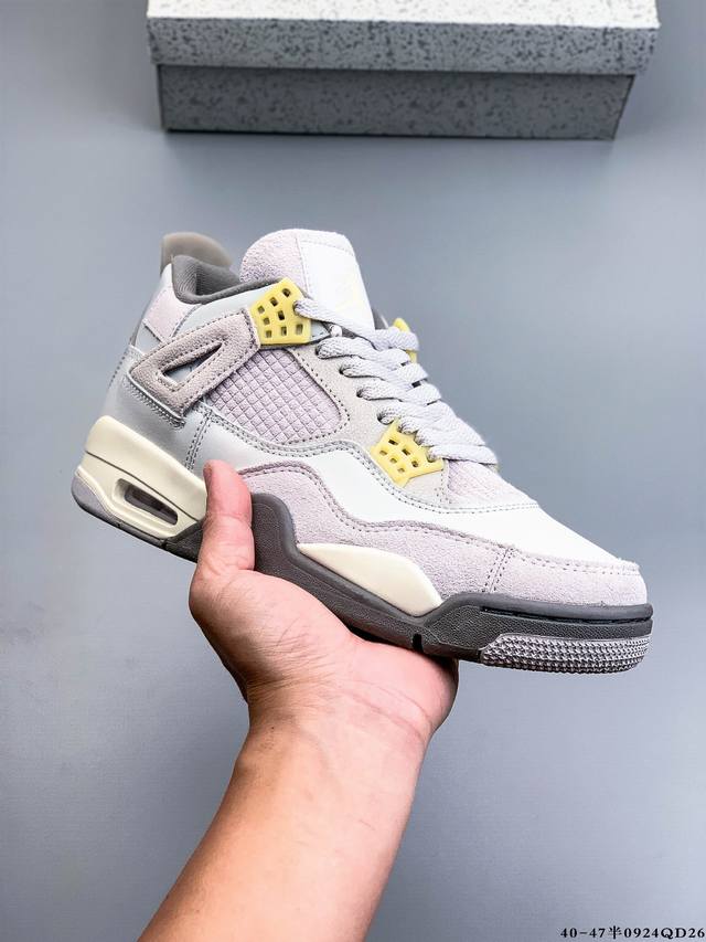 Corporate-level top-tier! The Air Jordan 4 Aj4 mid-top retro, casual, and athle