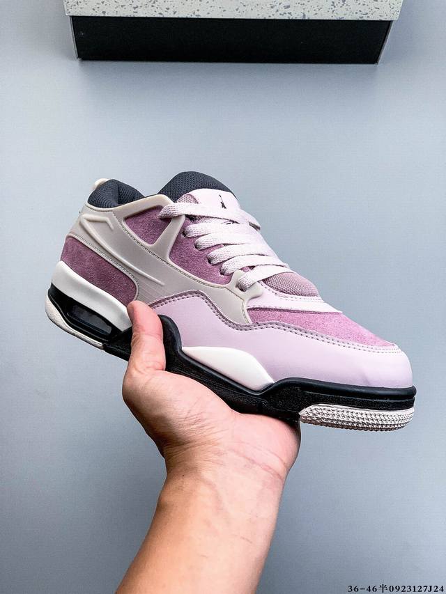 #Air Jordan Aj4 Rm remake low-top retro basketball shoes real shot debutadopts a