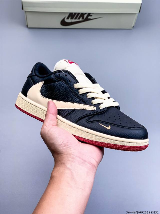 Nike Air Jordan 1 Low Aj1 Qiao 1 low-top trendy leisure sports sneakers. Aj1 low
