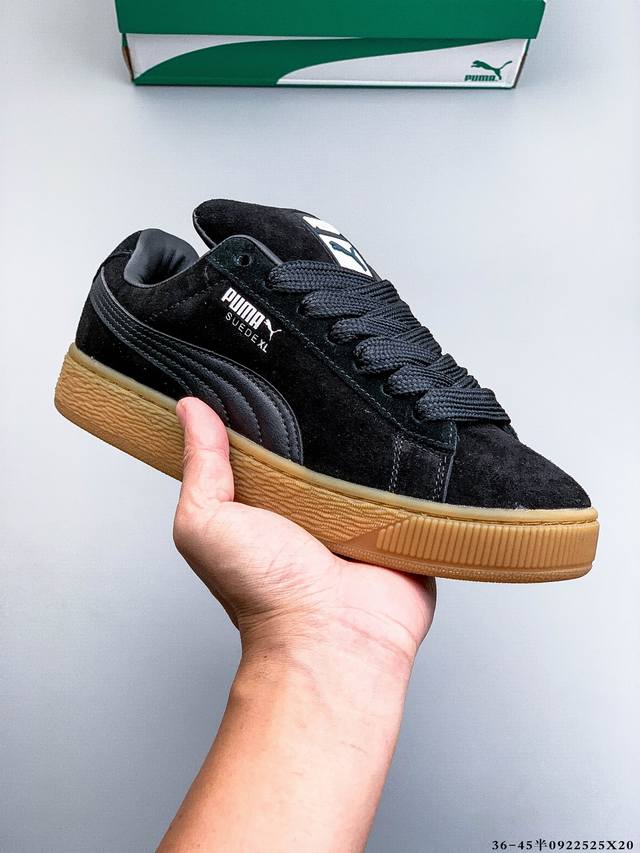 Puma Suede XL new casual sneakers! Made entirely of fine suede, the shoe is thic