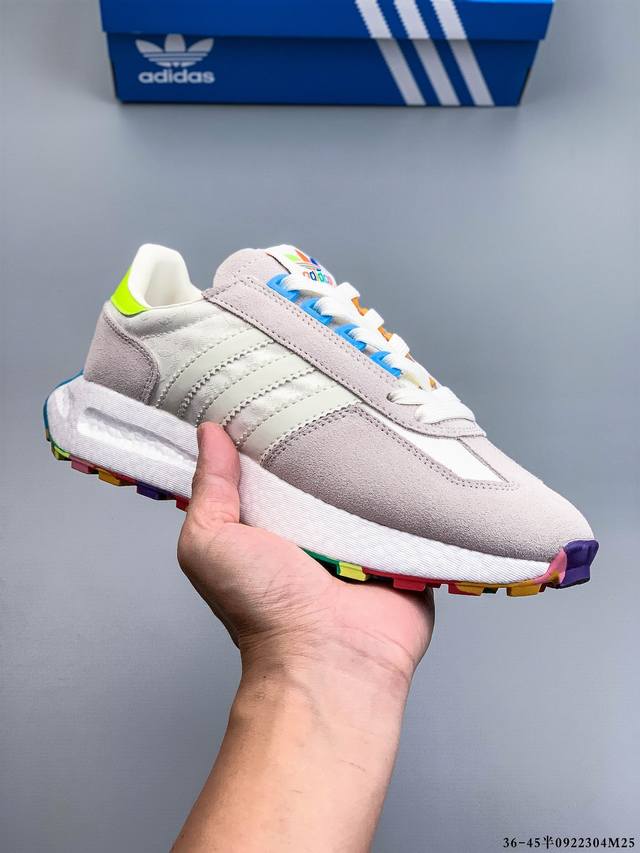 Adidas Retropy E5, Adidas' new sports and leisure popcorn clover thick-soled run