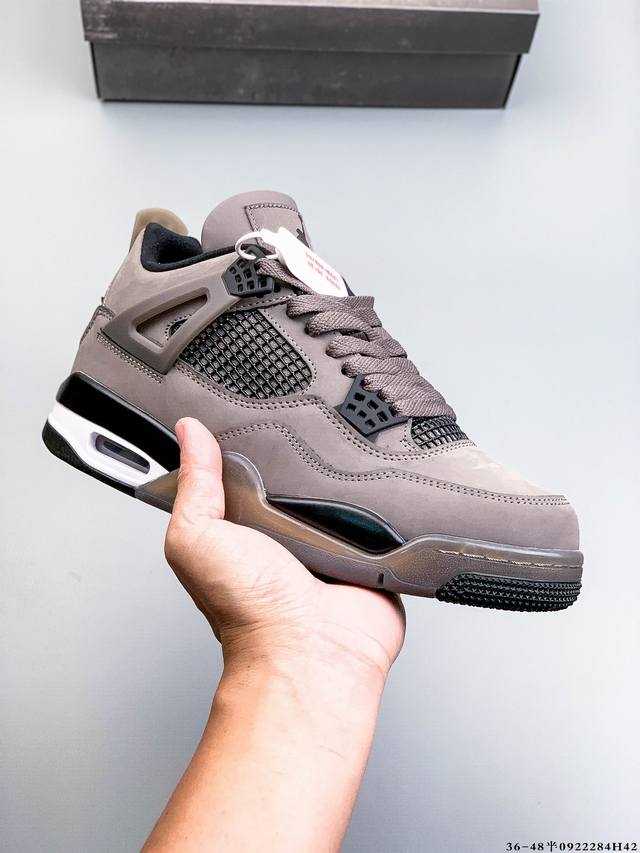 Pure original version! Air Jordan 4 Retro Og Cement Aj4 Joe 4 retro casual spor
