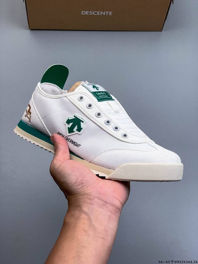 Descente Chron Tempo retro sports casual canvas shoes 0922126L26