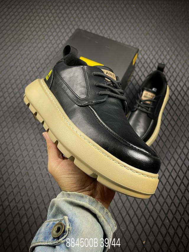 B Cat Bulldozer Men's Casual Leather Shoes, Original Quality, Authentic Label. C