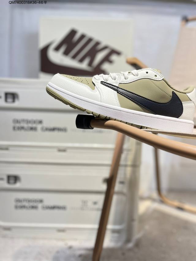 Air Jordan 1 Low Golf Sp Neutral Oliv Aj1 Jordan 1 Golf Edition series low-top c