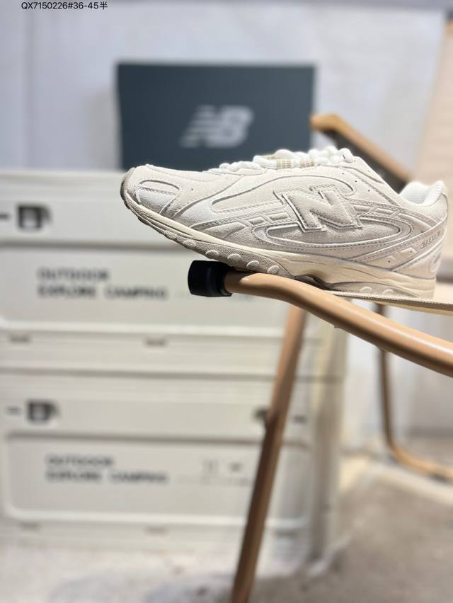 New Balance 204L Thin-Sole Shoes with Leather Laces, Miu-style, Shock-absorbing,
